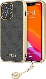  Guess Etui Guess GUHCP13XGF4GGR Apple iPhone 13 Pro Max szary/grey hardcase 4G Charms Collection