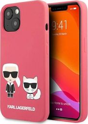  Karl Lagerfeld Etui Karl Lagerfeld KLHCP13SSSKCP Apple iPhone 13 mini hardcase różowy/pink Silicone Karl & Choupette