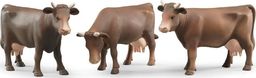 Figurka Bruder Figurka krowy brązowej w trzech pozach
