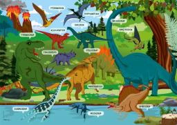  HENRY Podkładka na biurko - Dinozaury