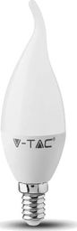  V-TAC Żarówka LED V-TAC SAMSUNG CHIP 5.5W E14 Świeczka Płomyk VT-258 6400K 470lm 5 Lat Gwarancji