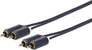 Kabel VivoLink RCA (Cinch) x2 - RCA (Cinch) x2 1m czarny (PRORCARCA1)