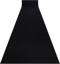 Dywany Łuszczów Chodnik RUMBA podgumowany, jednokolorowy czarny 60 cm, 60x110 cm