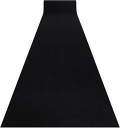  Dywany Łuszczów Chodnik RUMBA podgumowany, jednokolorowy czarny 60 cm, 60x190 cm