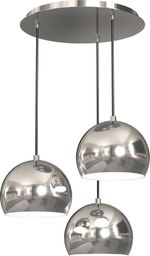 Lampa wisząca HowHomely Lampa wisząca Cool chrom potrójna połysk