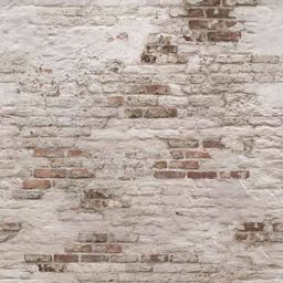 DUTCH WALLCOVERIN DUTCH WALLCOVERINGS Fototapeta Old Brick Wall, beżowo-brązowa