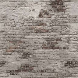 DUTCH WALLCOVERIN DUTCH WALLCOVERINGS Fototapeta Old Brick Wall, szara