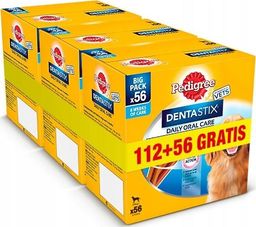 Pedigree PEDIGREE DentaStix (duże rasy) przysmak dentystyczny dla psów 24x270g (112+56 GRATIS)