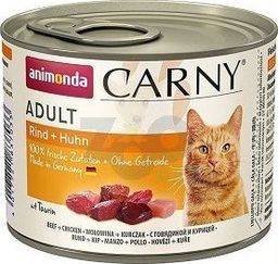  Animonda ANIMONDA Cat Carny Adult smak: wołowina i kurczak 6 x 200g