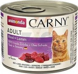  Animonda ANIMONDA Cat Carny Adult smak: wołowina i jagnięcina 6 x 200g