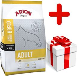  Arion ARION Original Adult Small/Medium Breed Light 12kg + niespodzianka dla psa GRATIS!