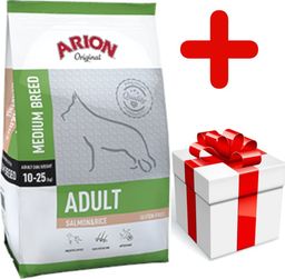  Arion ARION Original Adult Medium Breed Salmon & Rice 12kg + niespodzianka dla psa GRATIS!