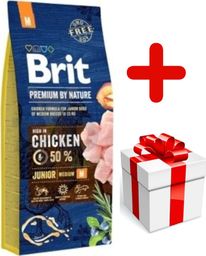  Brit BRIT Premium By Nature Junior M 15kg + niespodzianka dla psa GRATIS!
