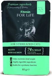  Fitmin  Fitmin Cat For Life Sterilized Salmon 24x85g