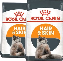  Royal Canin ROYAL CANIN Hair&Skin Care 2x10kg karma sucha dla kotów dorosłych, lśniąca sierść i zdrowa skóra