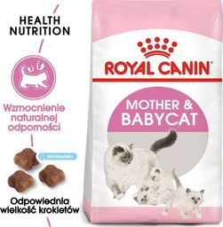  Royal Canin ROYAL CANIN Mother&Babycat 4kg karma sucha dla kotek w okresie ciąży, laktacji i kociąt od 1 do 4 miesiąca życia + Mysz w futerku na wędce!