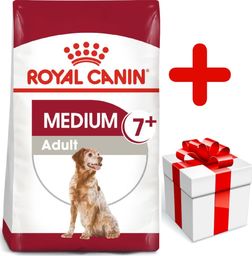  Royal Canin ROYAL CANIN Medium Adult 7+ 15kg karma sucha dla psów starszych od 7 do 10 roku życia, ras średnich + niespodzianka dla psa GRATIS!