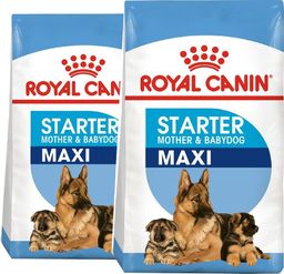  Royal Canin ROYAL CANIN Maxi Starter Mother&Babydog 2x15kg karma sucha dla suk w ciąży i okresie laktacji oraz szczeniąt, od 4 do 8 tygodnia życia, ras dużych