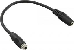 Kabel InLine Jack 3.5mm - Jack 3.5mm 0.2m czarny (99303I)
