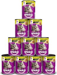  Whiskas WHISKAS Adult puszka 12x400g - mokra karma dla kotów z kurczakiem w sosie
