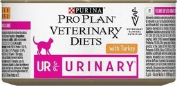  Purina PURINA Veterinary PVD UR Urinary Cat Indyk 6x195g puszka