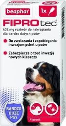 Beaphar Fiprotec XL dla psów od 40 do 60 kg - 402mg