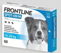  Frontline Frontline Spot On Pies M 10-20 kg dla psów M 3x1,34 ml