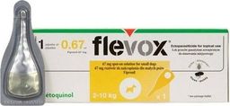  VETOQUINOL VETOQUINOL Flevox S 1x0,67 ml roztwór na pchły i kleszcze dla psów małych ras