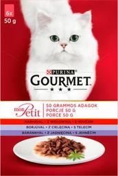 Gourmet GOURMET mon Petit Pokarm dla kotów - MIX Mięsny 6x50g