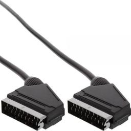 Kabel InLine Scart - Scart 2m czarny (89972)