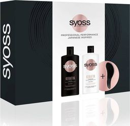  Saryna Key Syoss Keratin zestaw szampon do włosów słabych i łamliwych 440ml + odżywka do włosów słabych i łamliwych 440ml + kompak