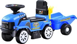  Jeździk Traktor z przyczepą melodie niebieski (ZA3746)