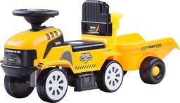  Jeździk Traktor z przyczepą melodie żółty (ZA3746)