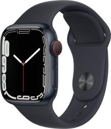 Smartwatch Apple Watch 7 GPS + Cellular 41mm Czarny  (MKHQ3WB/A)