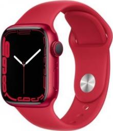 Smartwatch Apple Watch 7 GPS 41mm + Cellular Czerwony  (MKHV3WB/A)