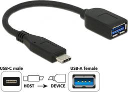 Adapter USB Digitus USB-C - USB Czarny  (65684)