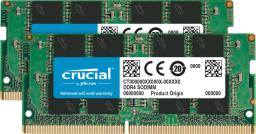 Pamięć do laptopa Crucial SODIMM, DDR4, 16 GB, 3200 MHz, CL22 (CT2K8G4SFRA32A)