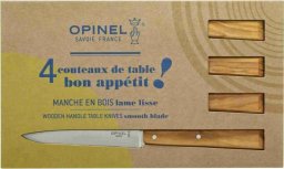 Opinel Opinel Set of 4 table knives Bon Appetit South Olive Wood No 125
