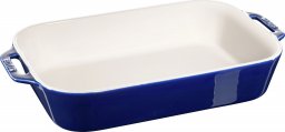  STAUB Staub Rectangular Dish Ceramic, dark blue, 34x24x7.6