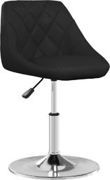  vidaXL Krzesło biurowe, czarne, sztuczna skóra