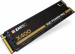 Dysk SSD Emtec X400 Power Pro 1TB M.2 2280 PCI-E x4 Gen4 NVMe (ECSSD1TX400)