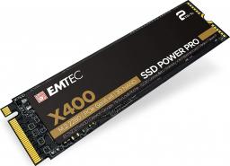 Dysk SSD Emtec X400 Power Pro 2TB M.2 2280 PCI-E x4 Gen4 NVMe (ECSSD2TX400)