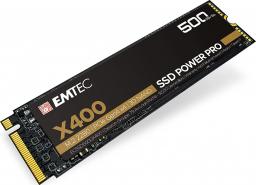 Dysk SSD Emtec X400 Power Pro 500GB M.2 2280 PCI-E x4 Gen4 NVMe (ECSSD500GX400)