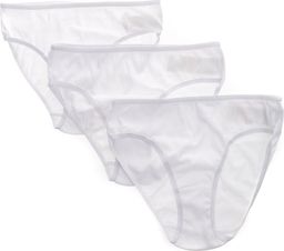 3-pack Figi damskie, kolor biały. S Biały