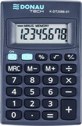 Kalkulator Donau Kalkulator kieszonkowy DONAU TECH, 8-cyfr. wyświetlacz, wym. 127x104x8 mm, czarny
