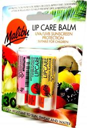  Malibu Malibu Lip Care Balm UVA-UVB Pomadka Zestaw SPF30