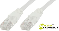  MicroConnect Kabel CAT 6 U/UTP 1m PVC Biały (B-UTP601W)
