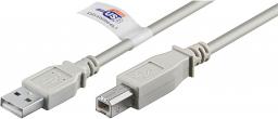 Kabel USB Eigenbrand USB-A - 3 m Szary (50832)