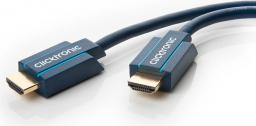 Kabel Clicktronic HDMI - HDMI 0.5m niebieski (70300)