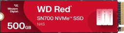 Dysk SSD WD Red SN700 500GB M.2 2280 PCI-E x4 Gen3 NVMe (WDS500G1R0C)